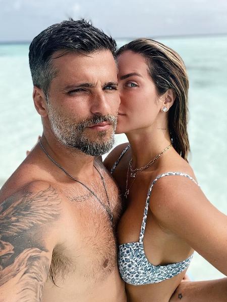 Bruno Gagliasso e Giovanna Ewbank nas Ilhas Maldivas - Reprodução/Instagram