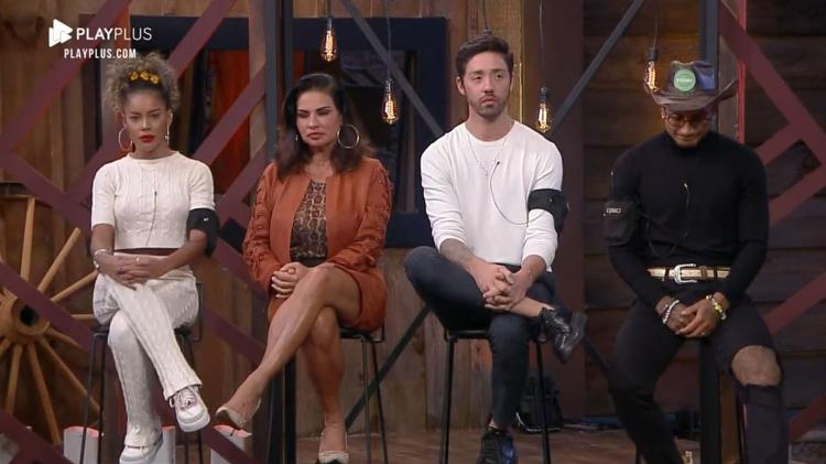 A Fazenda 2021: Dynho, Rico, Solange e Sthe na segunda roça especial - Reprodução/Playplus - Reprodução/Playplus