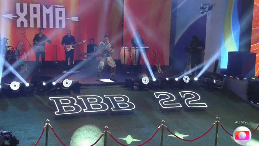 BBB 22: Xamã se apresenta na final do reality show - Reprodução/Globoplay