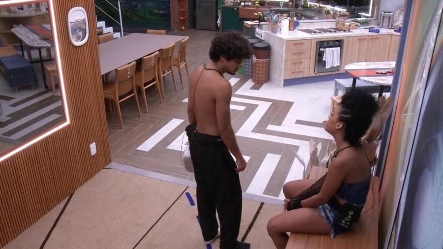 BBB 23: Marvvila fala segredo de sister para Gabriel - Reprodução/Globoplay
