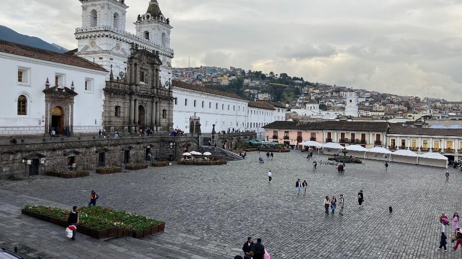 O centro histórico de Quito é patrimônio da humanidade desde 1978