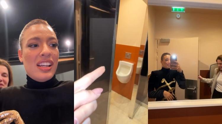 Ex-BBB Beatriz Reis ficou surpresa ao encontrar banheiro unissex na França Ex-BBB Beatriz Reis ficou surpresa ao encontrar banheiro unissex na França