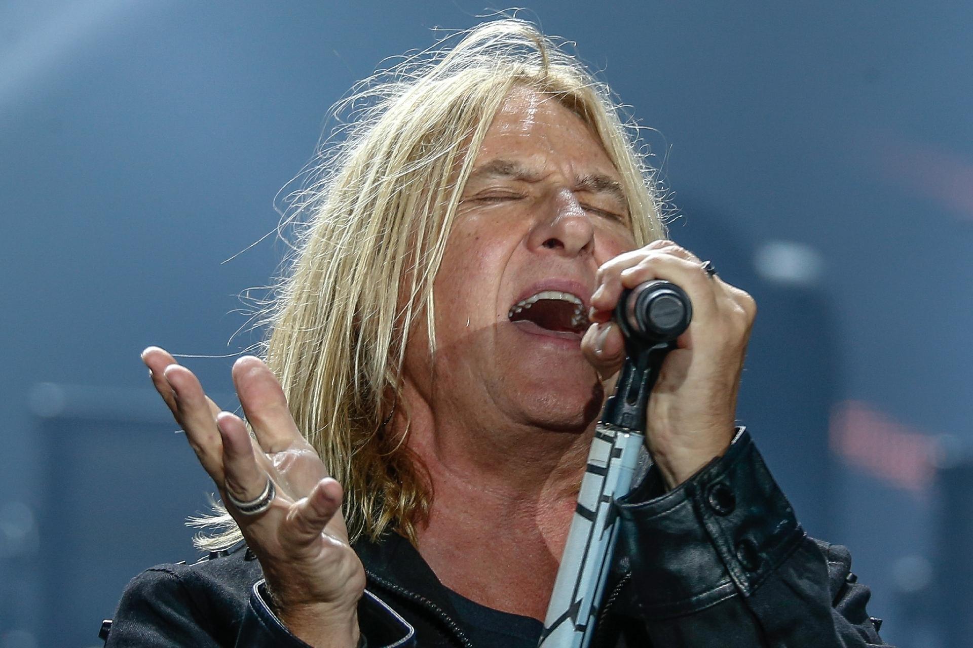 Joe Elliott, vocalista do Def Leppard, se apresenta no Palco Mundo do Rock in Rio 2017 - Marco Antonio Teixeira/UOL