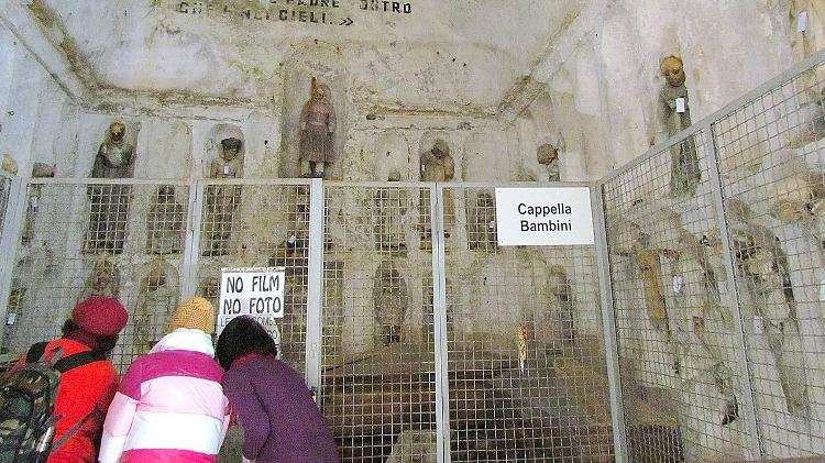 As catacumbas também exibem restos mortais de crianças - Gmihail/creativecommons.org/licenses/by-sa/3.0/rs/deed.en - Gmihail/creativecommons.org/licenses/by-sa/3.0/rs/deed.en