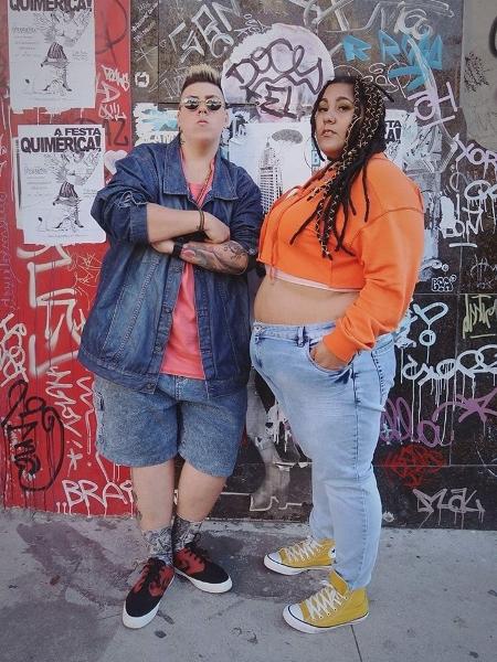 Issa Paz e Sara Donato formam a dupla Rap Plus Size - Divulgação Rap Plus size