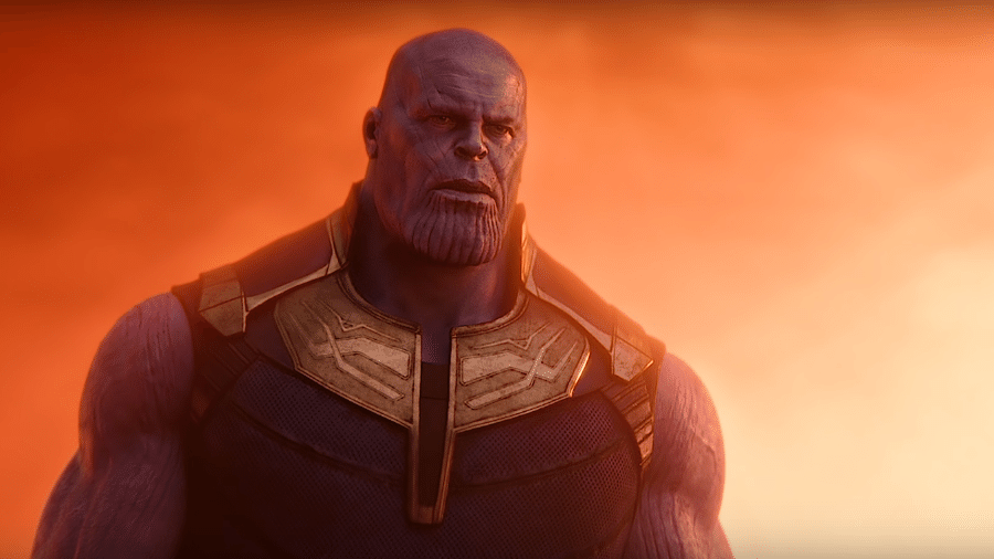 Thanos (Josh Brolin) em cena de "Vingadores: Guerra Infinita" - Reprodução
