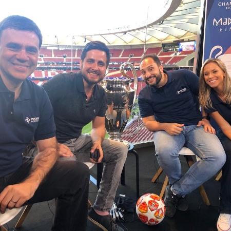 Equipe TNT em Madrid - Diego Vieira/Divulgação - Diego Vieira/Divulgação