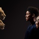 Shahadi Wright Joseph e JD McCrary são a jovem Nala e o jovem Simba em O Rei Leão - Kwaku Alston/Disney/Divulgação