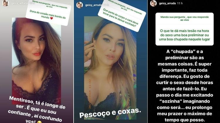 Geisy Arruda responde a perguntas de seus seguidores - Reprodução/Instagram - Reprodução/Instagram