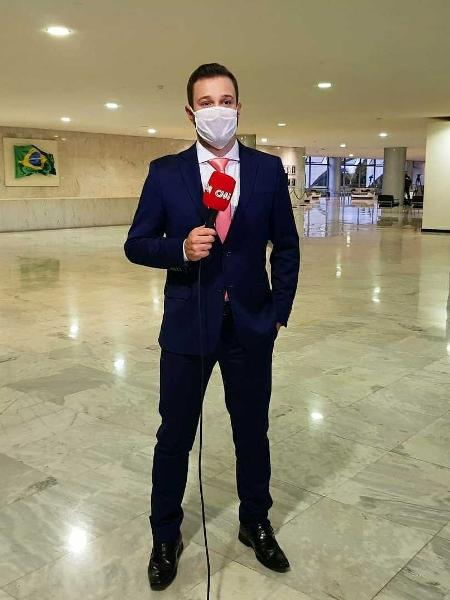 Cassius Zeilmann estreia como repórter da CNN, em Brasília - Reprodução/Instagram