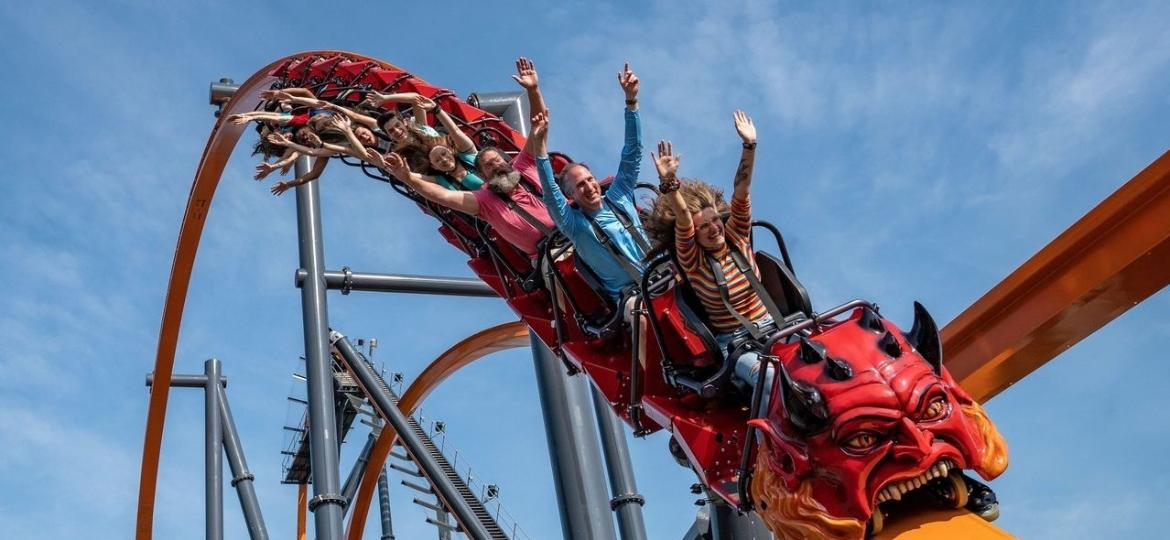Jersey Devil Coaster - Reprodução/Six Flags Great Adventure