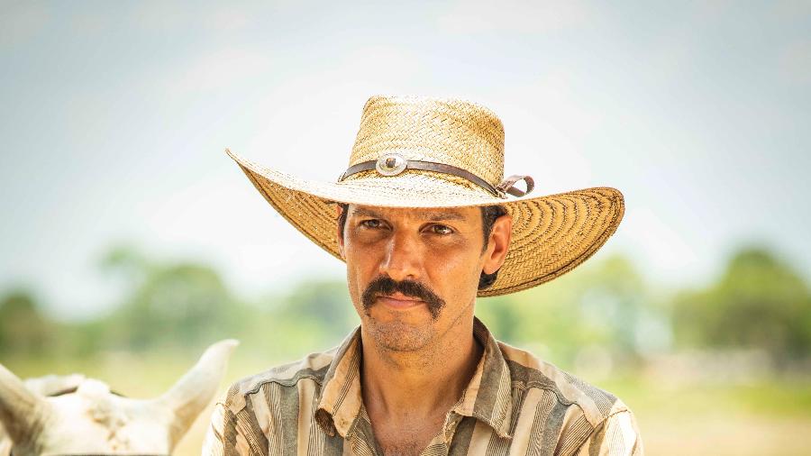 O personagem Tibério em "Pantanal", interpretado por Guito  - Globo/João Miguel Júnior