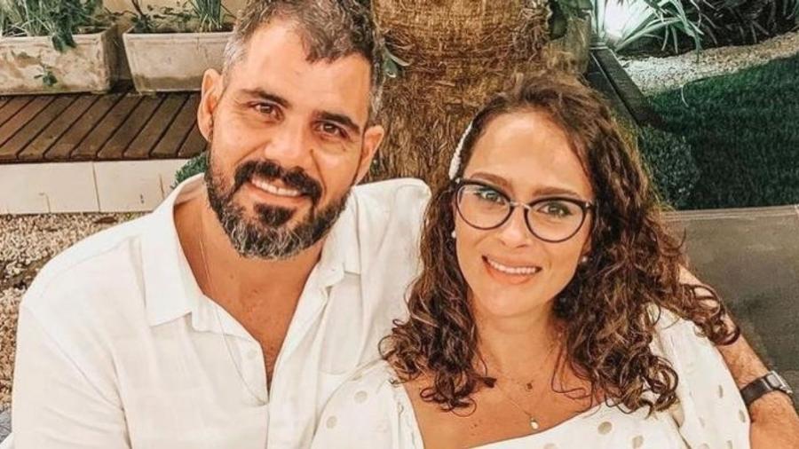 Juliano Cazarré e a esposa, Letícia Cazarré - Reprodução/Instagram