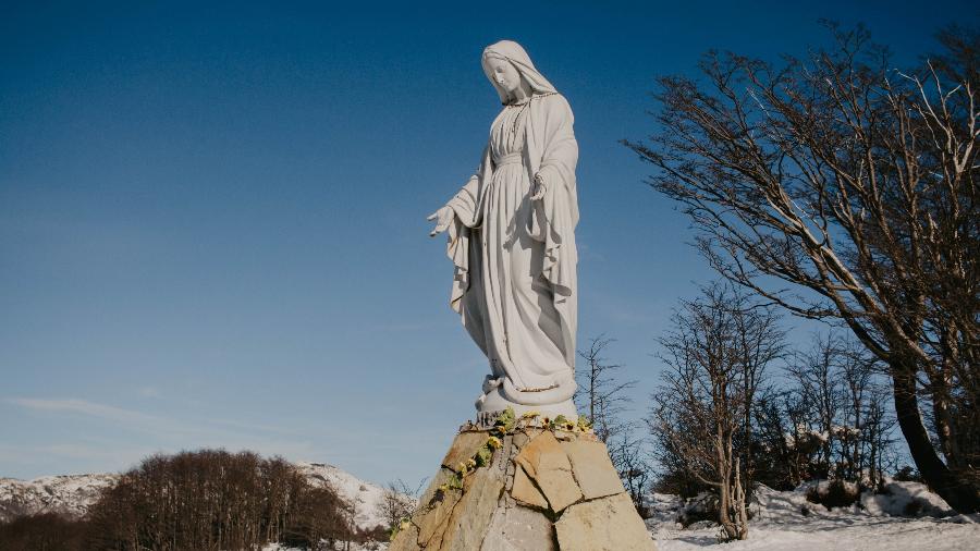 A estátua da Virgem da Paz marca a fronteira entre os dois países e "impediu" guerra sangrenta - Amanda Cotrim/UOL