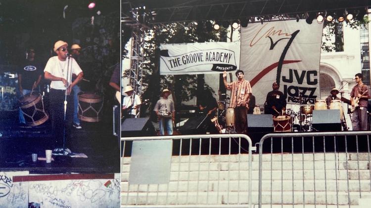 Momentos da turnê de Chico Science e Nação Zumbi, na Europa, nos anos 1990