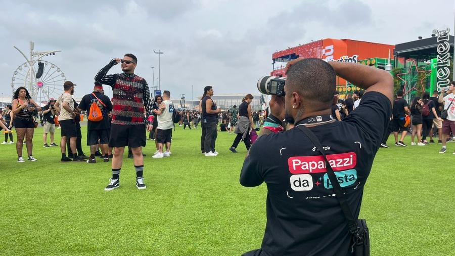 Os fãs puderam reservar um fotógrafo por 30 minutos no Rock in Rio