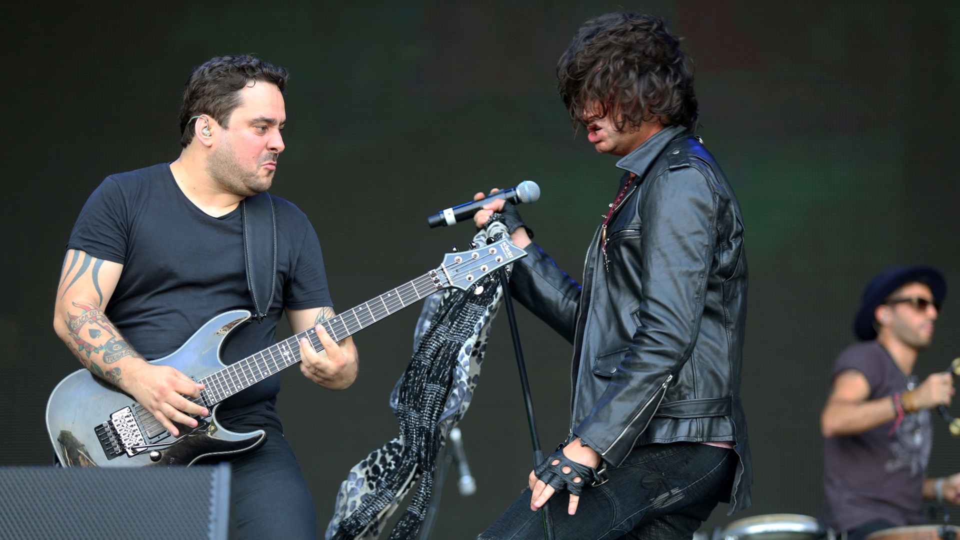 25.set.2015 - Primeiro show do quinto dia, o Clássicos do Terror homenageia a trilha sonora do grandes filmes de terror, além de tocar sucessos do heavy metal. - Fernando Maia/UOL