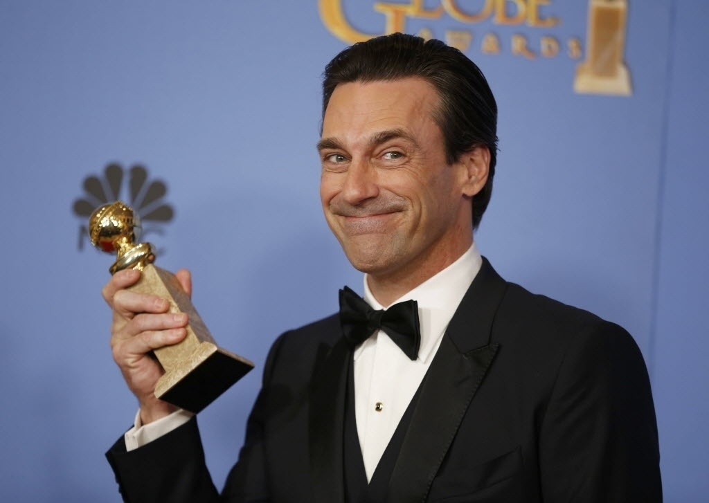 10.jan.2016 - Jon Hamm no Globo de Ouro 2016 - Reuters