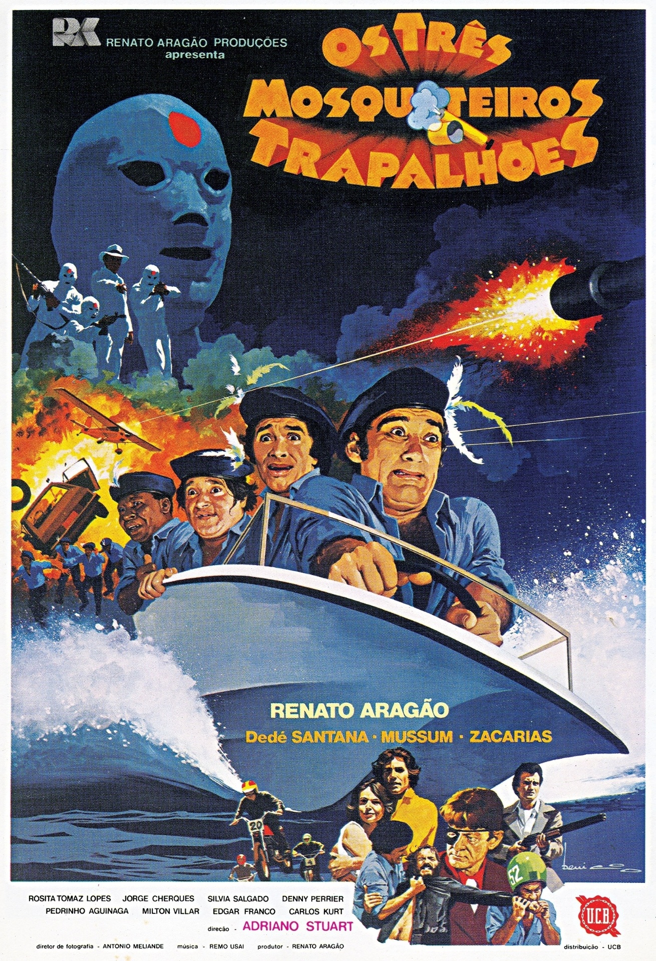 Os Trapalhões começaram a década de 1980 com "Os Três Mosqueteiros Trapalhões" - Divulgação