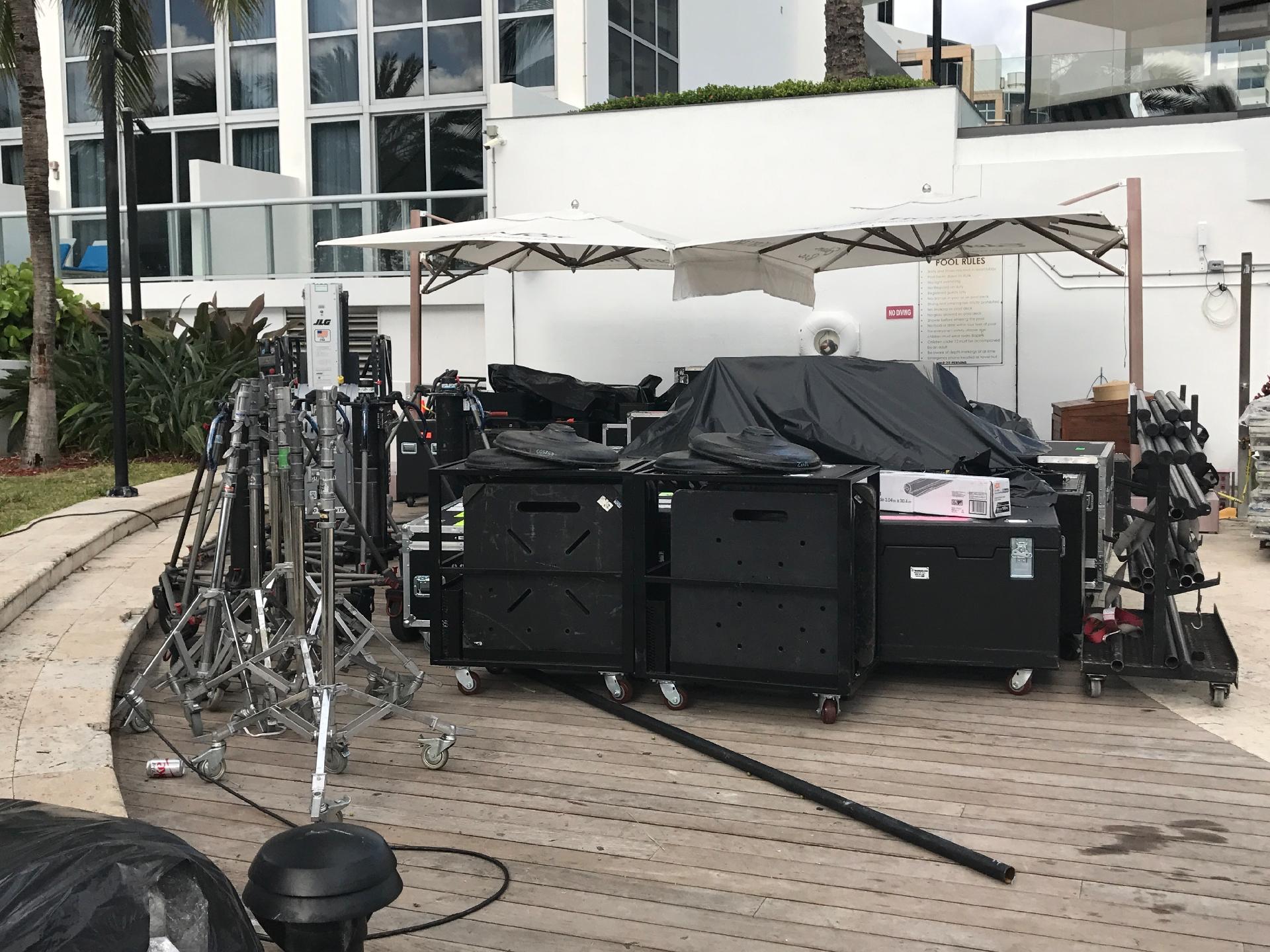 Eden Roc Resort, em Miami, é preparado para receber o show de Wesley Safadão - Ederson Lima