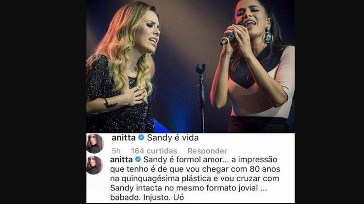 Anitta é sincera no Instagram - Reprodução - Reprodução