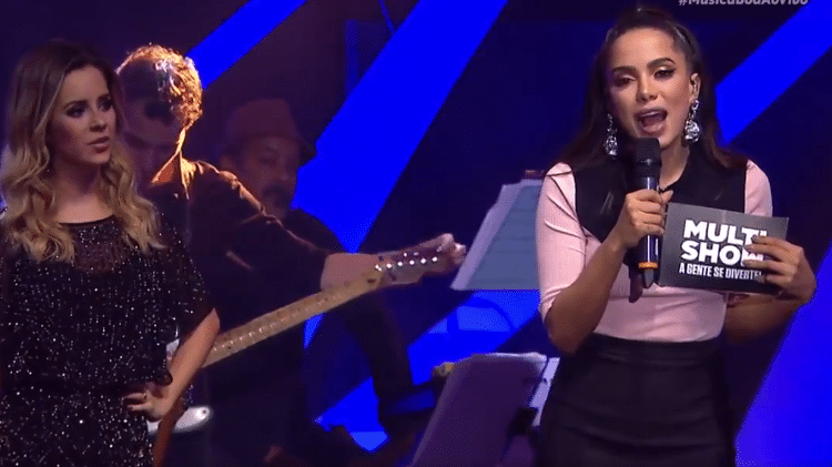 Anitta versão Pedro Bial - Reprodução - Reprodução