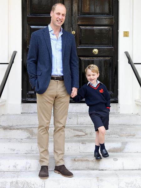 Príncipe William e Príncipe George, do Reino Unido - Getty Images