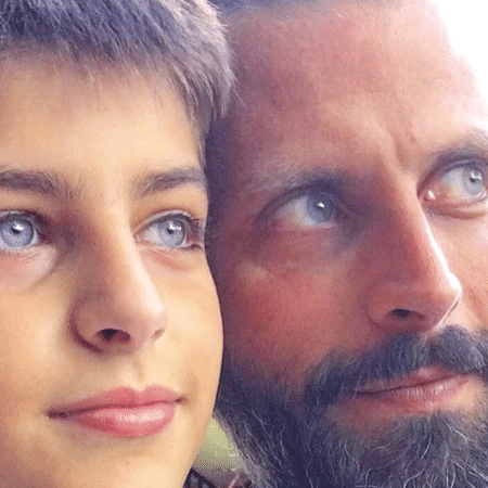 Henri Castelli e o filho, Lucas - Reprodução/Instagram/henricastelli
