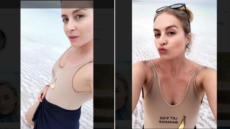 Angélica no Mar Morto - Reprodução/Instagram - Reprodução/Instagram