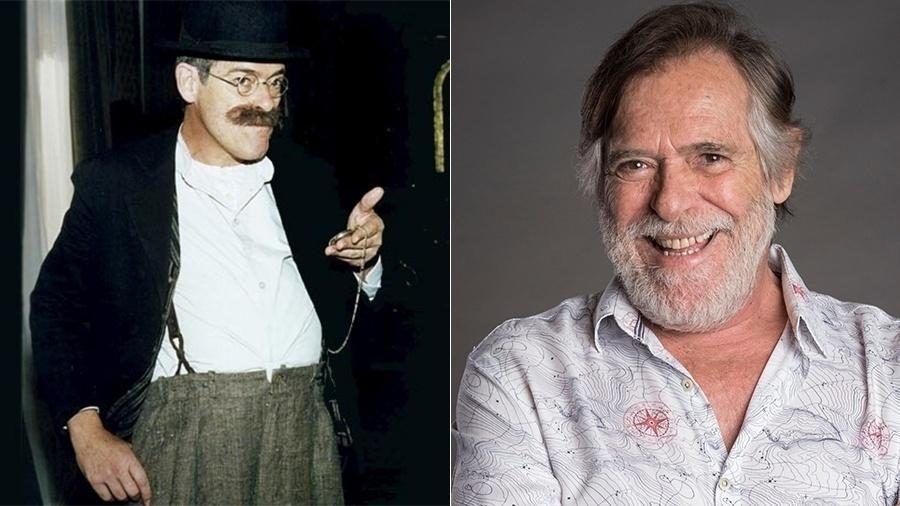 josé de abreu  antes e depois - Reprodução/Divulgação/TV Globo