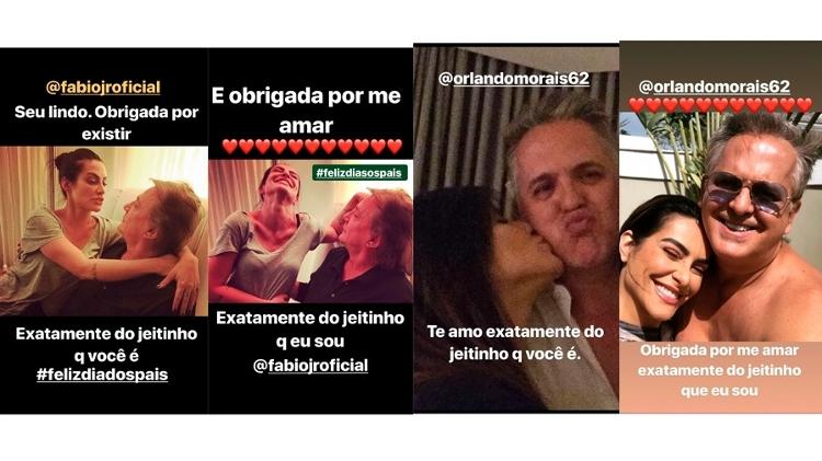 Cleo homenageia Fabio Jr e Orlando Morais com a mesma mensagem - Reprodução / Instagram - Reprodução / Instagram