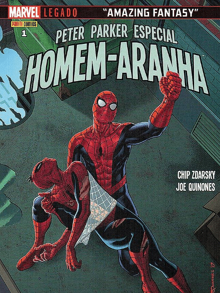 Capa de "Peter Parker Especial - Homem-Aranha n° 1", editado por Carol Pimentel - Reprodução - Reprodução