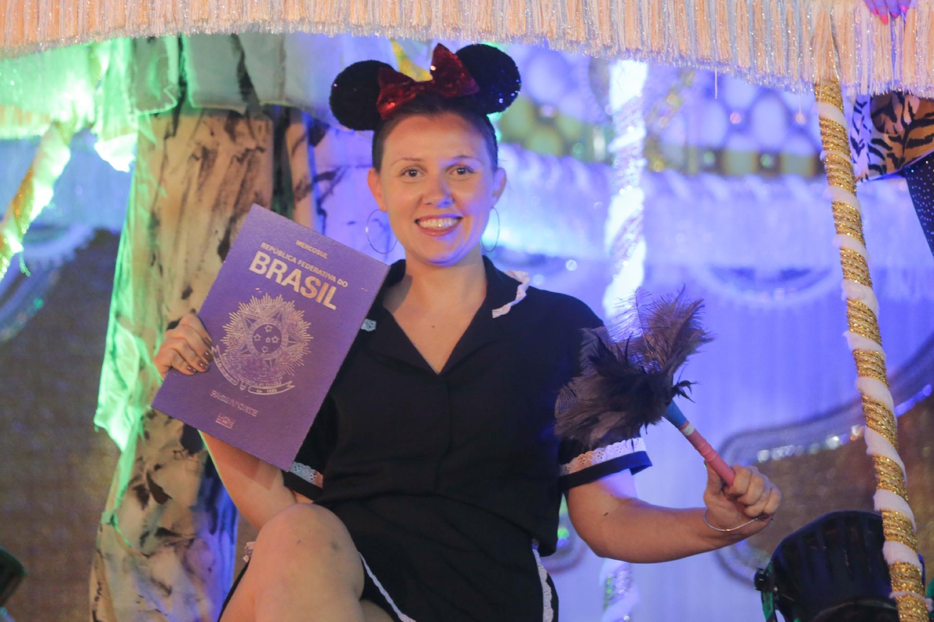 Mancha Verde é a quarta escola a desfilar no Sambódromo - Ricardo Matsukawa/UOL