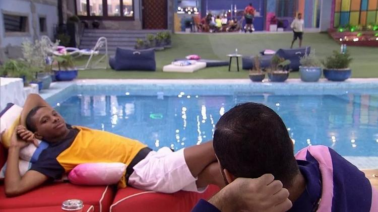 BBB 21: Lucas Penteado prevê a casa em choque se não sair no paredão - Reprodução/Globoplay - Reprodução/Globoplay