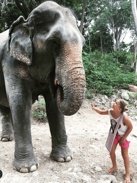 Alice em Pucket, na Tailândia, seu país preferido - Arquivo pessoal - Arquivo pessoal