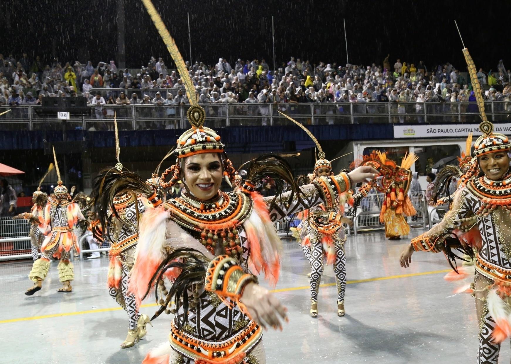 Desfile da Unidos de Vila Maria, quinta colocada no Grupo Especial - Cláudio Augusto/Ag.Brazil News