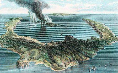 Erupção de vulcão em Thera teria dado origem à lenda de Atlântida