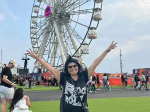 Após ficar 'entre a vida e a morte', advogada celebra cura no Rock in Rio