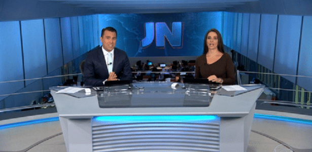 Rodrigo Bocardi estreia à frente da bancada do "Jornal Nacional", da Globo - Reprodução/TV Globo