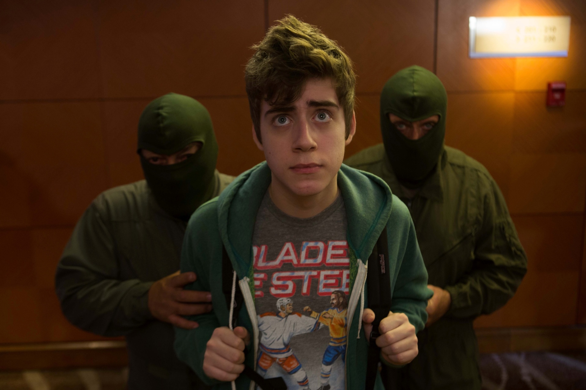 O youtuber do canal CellBits em cena, durante a gravação de "Internet - O Filme". O longa terá no elenco também Nakada, Teddy, Gusta, Cocielo, Pathy dos Reis, além de Felipe Castanhari - Aline Arruda/Divulgação