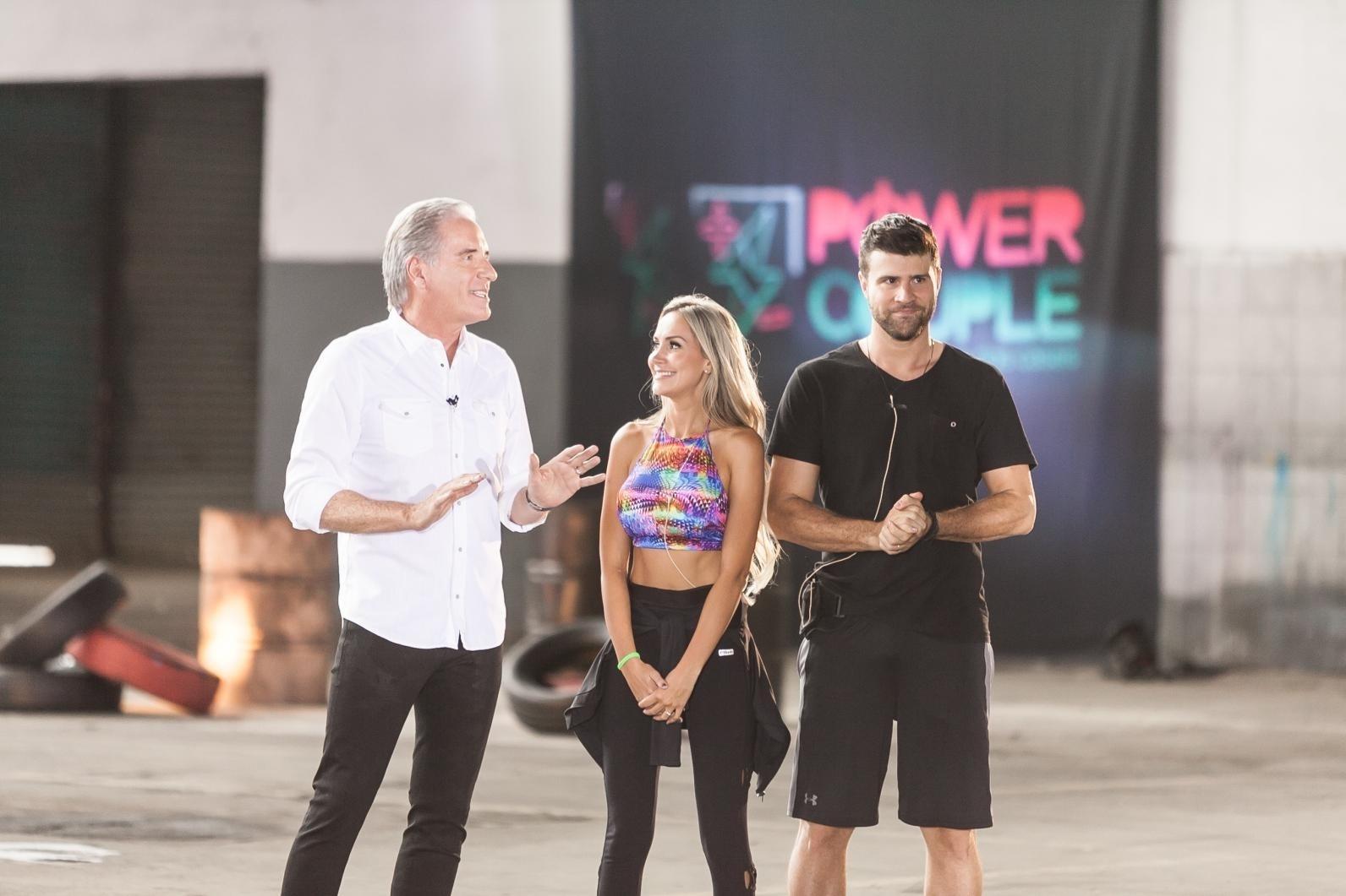 Casais participam da primeira prova da segunda temporada do Power Couple Brasil - Edu Moraes/Record TV