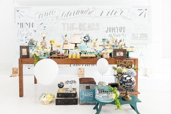 painel caligrafado, feito exclusivamente para a ocasião por Agatha Rolim - Juliana Laporta