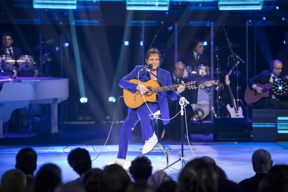 Roberto Carlos grava especial de fim de ano da Globo - Reprodução/Gshow