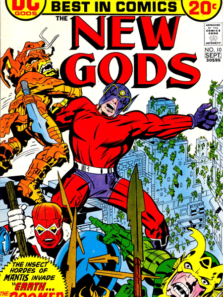 Capa de edição da HQ "Novos Deuses", criada pelo mestre Jack Kirby - Reprodução
