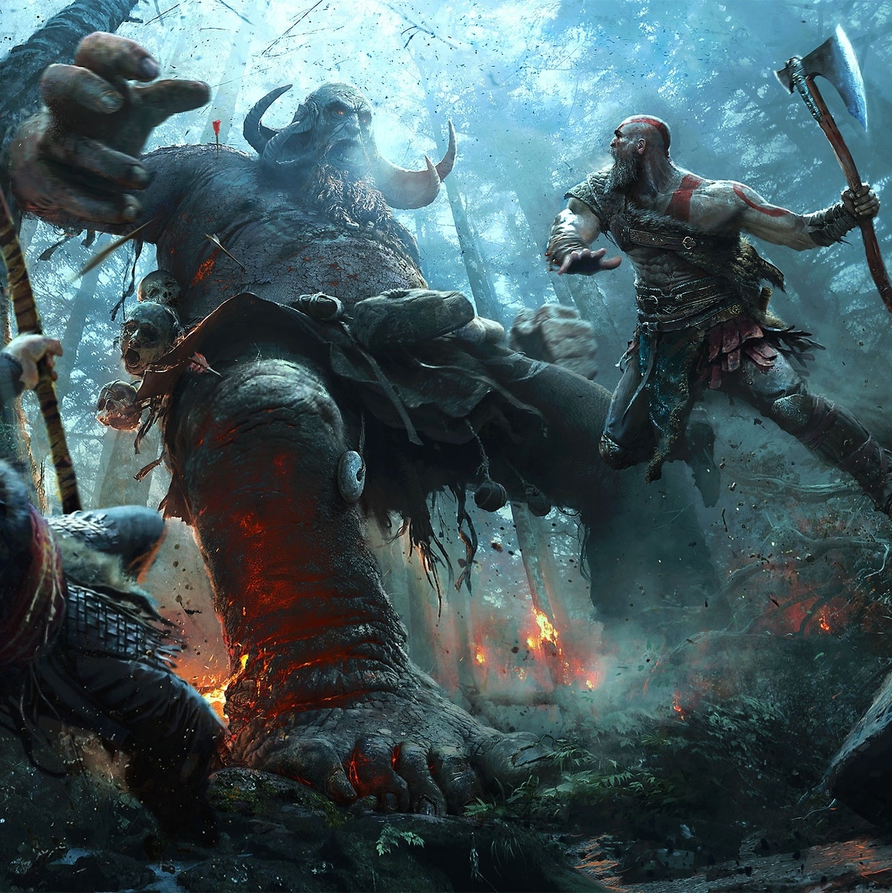Com Thor e Angrboða, Sony revela visuais dos personagens de 'God
