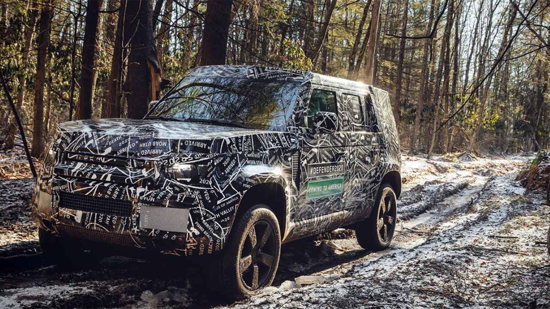 Land Rover Defender 2020 camuflado - Reprodução/Land Rover US