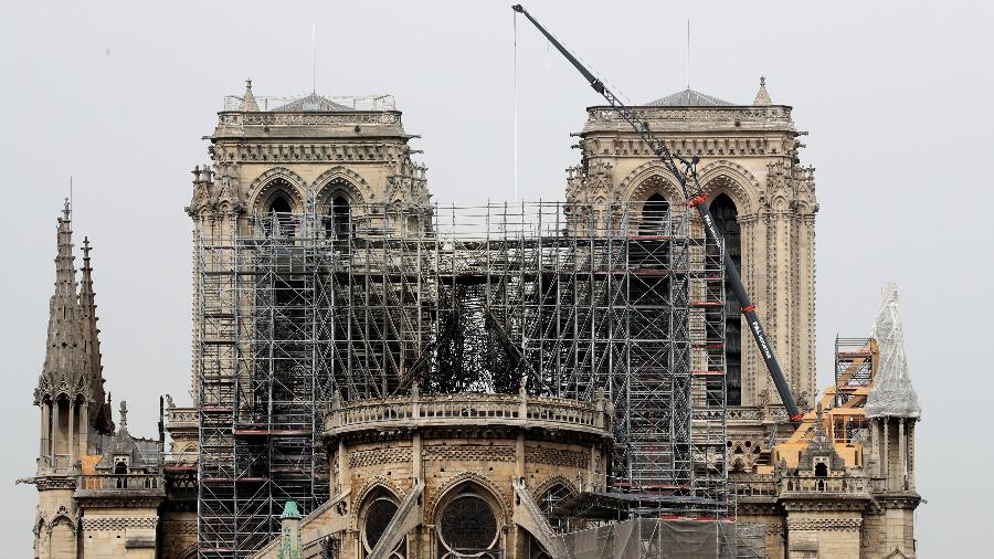 Notre-Dame já começou a se reconstruída - Gonzalo Fuentes/Reuters