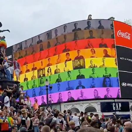 Parada LGBTQ+ em Londres - AFP