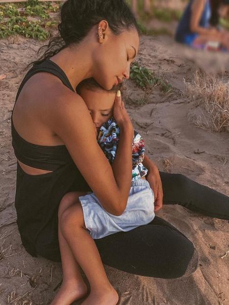 Naya Rivera e o filho  - Reprodução/Instagram 