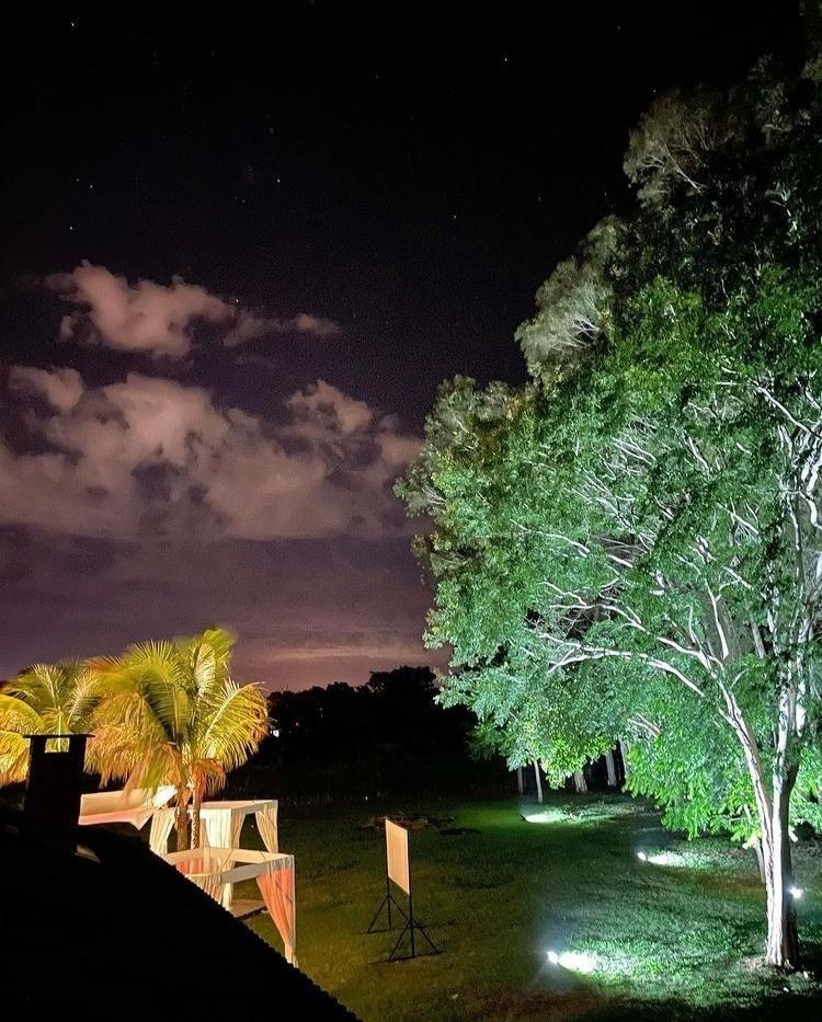 Quintal da mansão do sertanejo Rodolffo, do "BBB 21", em Goiânia - Reprodução / Instagram